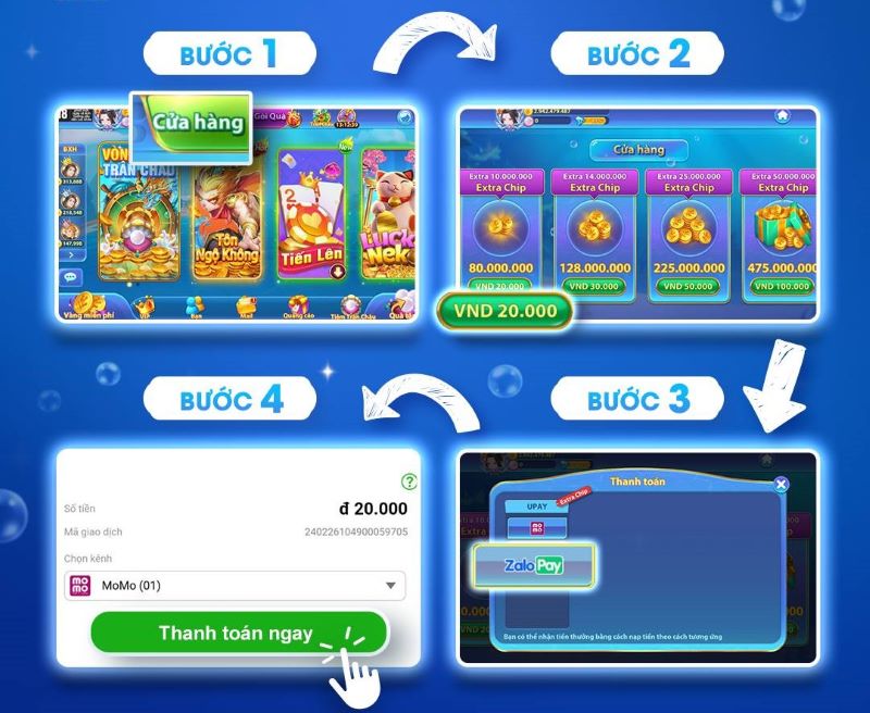 Trải nghiệm game Bắn Cá tại Vuabai9 - Đổi thưởng lớn, vui nhộn mỗi ngày 4 Hướng dẫn nạp tiền tại Nhà Cái Vuabai 9