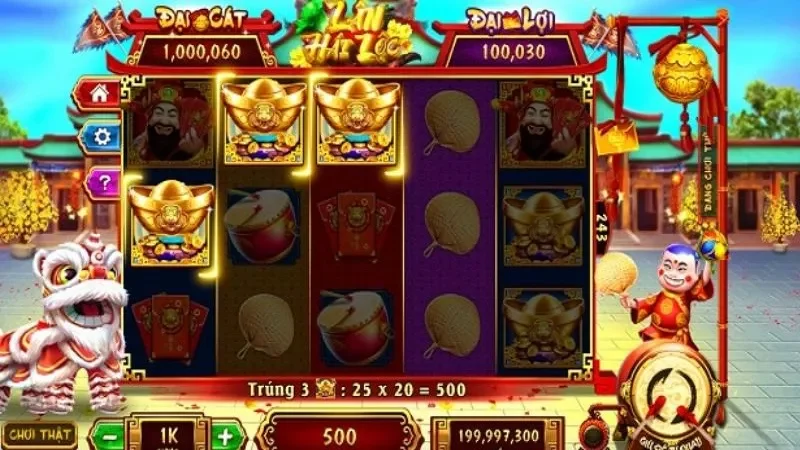 Nổ hũ lân hái lộc Vuabai9 | Game slot đậm chất Tết, săn lộc cực đã 3 Nổ hũ lân hái lộc